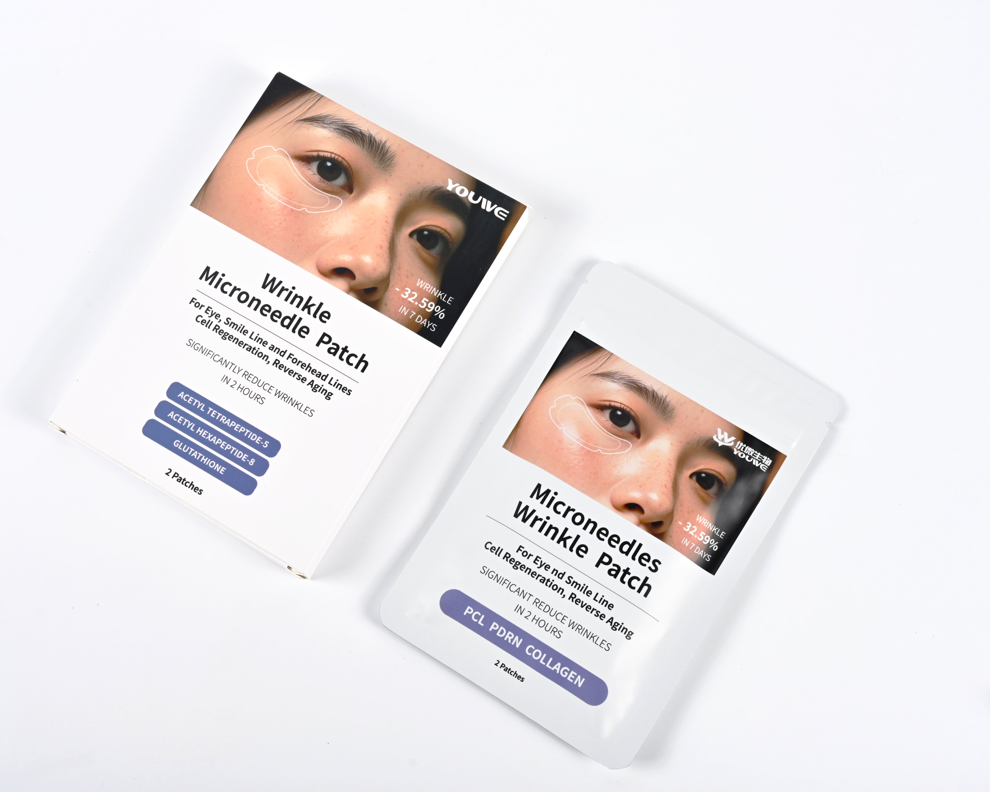 OEM/ODM Dissolving Microneedle Anti-Wrinkle Eye Patches